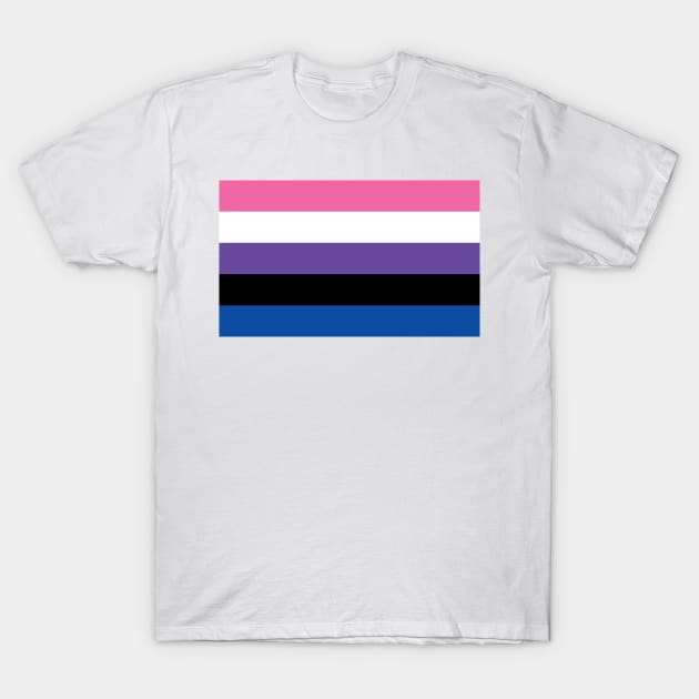 Genderfluid Pride Flag T-Shirt by s.hiro